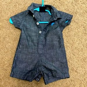 Baby Boy Wrangler Romper